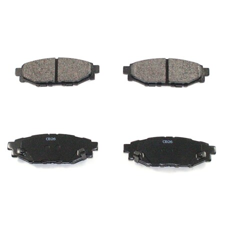 Pronto Dura Premium Brake Pads Rear, Bp1114Ms BP1114MS